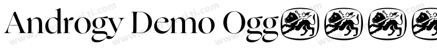 Androgy Demo Ogg字体转换